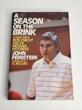 A Season on the Brink Bob Knight Indiana Hoosiers Basketball, Feinstein 1986 HC